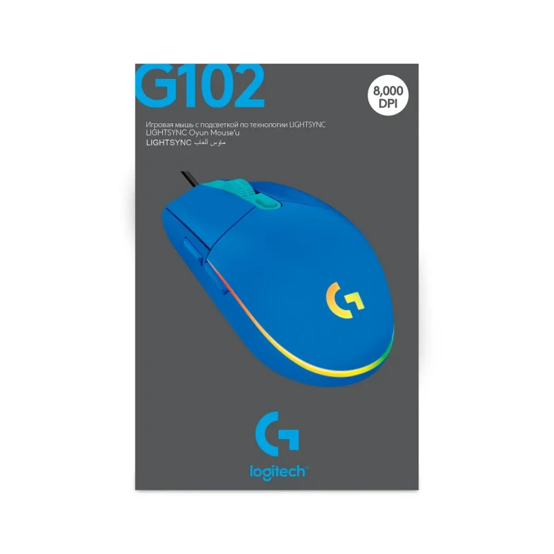 Мишка Logitech G102 Lightsync Blue (910-005801)