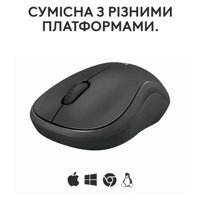 Мишка Logitech M240 Silent Wireless Graphite (910-007119) Мишка Logitech M240 Silent Wireless Graphite (910-007119)