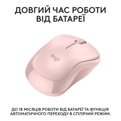 Мишка Logitech M240 Silent Wireless Rose (910-007121)