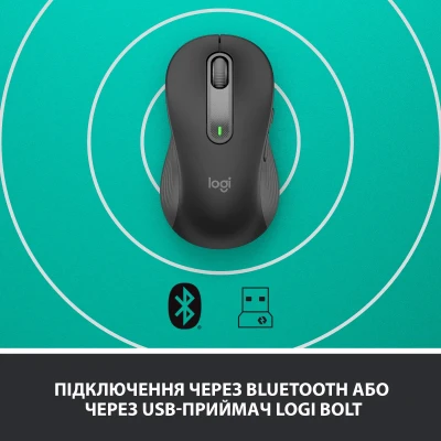 Мишка Logitech Signature M650 L Wireless LEFT Graphite (910-006239) Мишка Logitech Signature M650 L Wireless LEFT Graphite (910-006239)