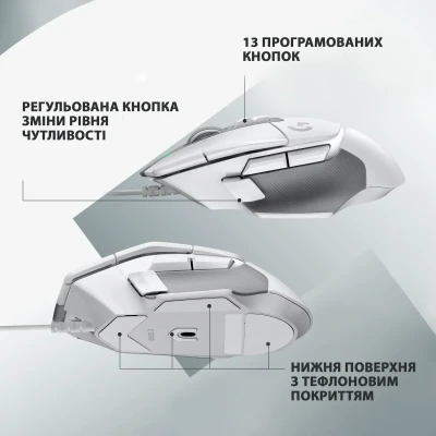 Мишка Logitech G502 X USB White (910-006146) Мишка Logitech G502 X USB White (910-006146)