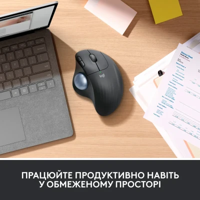 Мишка Logitech Ergo M575 for Business Wireless Trackball Graphite (910-006221) Мишка Logitech Ergo M575 for Business Wireless Trackball Graphite (910-006221)