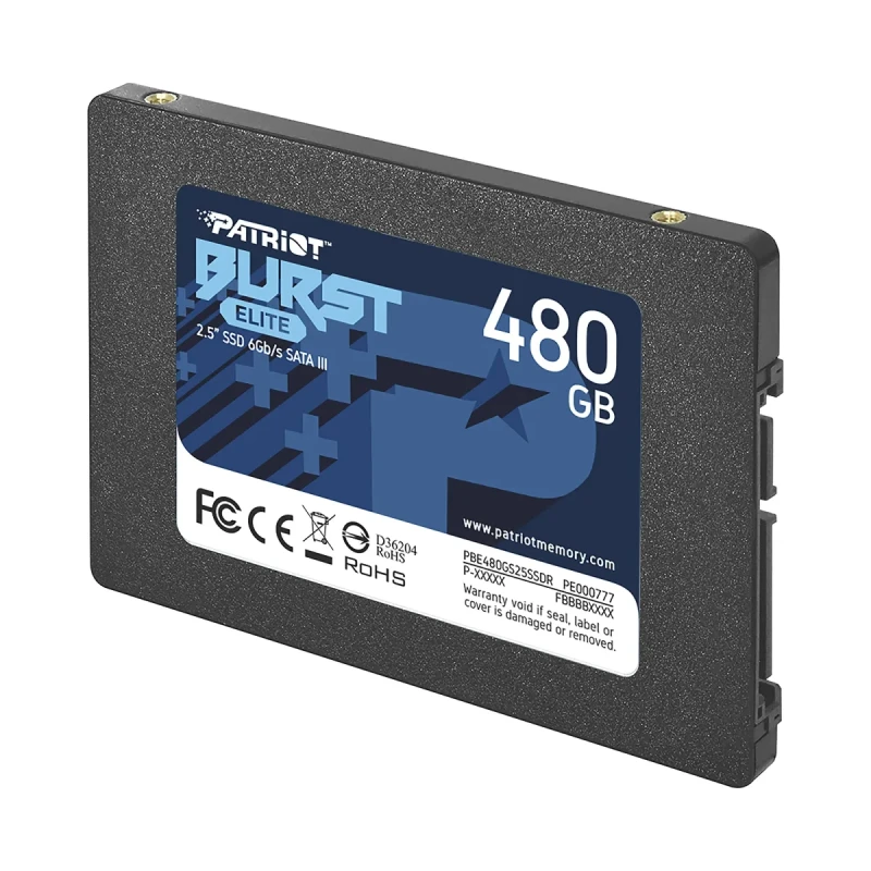 SSD PATRIOT Burst Elite 480GB 2.5" SATA III TLC 3D (PBE480GS25SSDR)