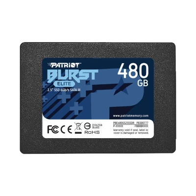 SSD PATRIOT Burst Elite 480GB 2.5" SATA III TLC 3D (PBE480GS25SSDR) SSD PATRIOT Burst Elite 480GB 2.5" SATA III TLC 3D (PBE480GS25SSDR)