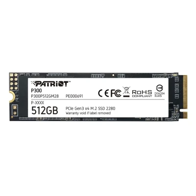 SSD PATRIOT P300 512GB M.2 NVMe (P300P512GM28) SSD PATRIOT P300 512GB M.2 NVMe (P300P512GM28)