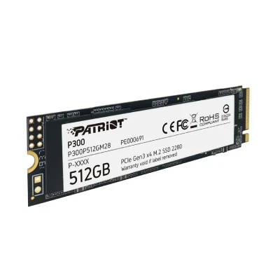 SSD PATRIOT P300 512GB M.2 NVMe (P300P512GM28) SSD PATRIOT P300 512GB M.2 NVMe (P300P512GM28)