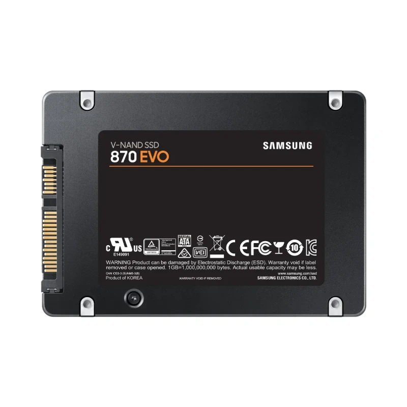 SSD Samsung 870 Evo 2TB 2.5" SATA III V-NAND 3bit MLC (MZ-77E2T0B/EU)