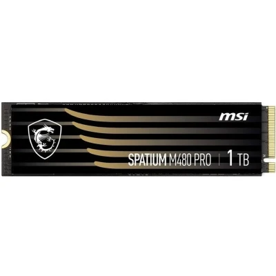 SSD MSI Spatium M480 Pro 1TB M.2 2280 PCIe 4.0 x4 NVMe 3D NAND TLC (S78-440L1G0-P83) SSD MSI Spatium M480 Pro 1TB M.2 2280 PCIe 4.0 x4 NVMe 3D NAND TLC (S78-440L1G0-P83)