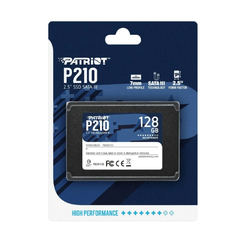 SSD PATRIOT P210 128GB 2.5" SATAIII TLC (P210S128G25)