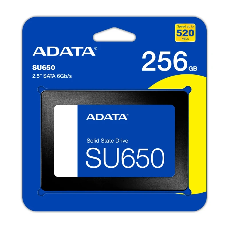 SSD ADATA 256GB 2.5" SU650 SATAIII 3D TLC (ASU650SS-256GT-R)