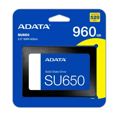 SSD ADATA 960GB 2.5" 3D NAND TLC (ASU650SS-960GT-R) SSD ADATA 960GB 2.5" 3D NAND TLC (ASU650SS-960GT-R)