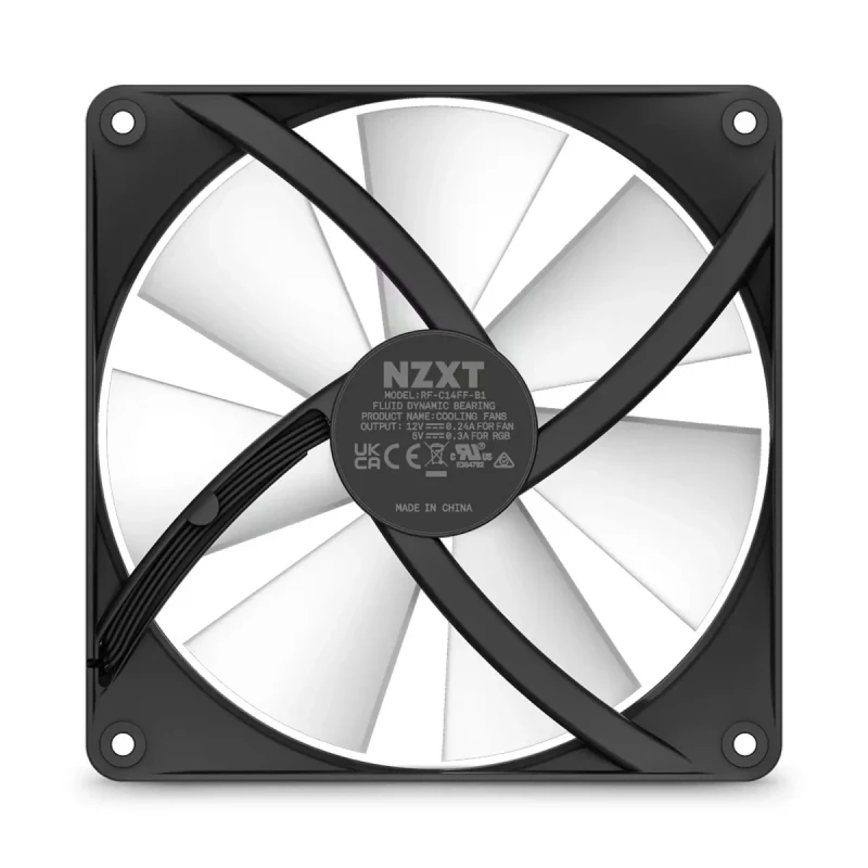 Вентилятор NZXT F140 RGB Core Black (RF-C14SF-B1)