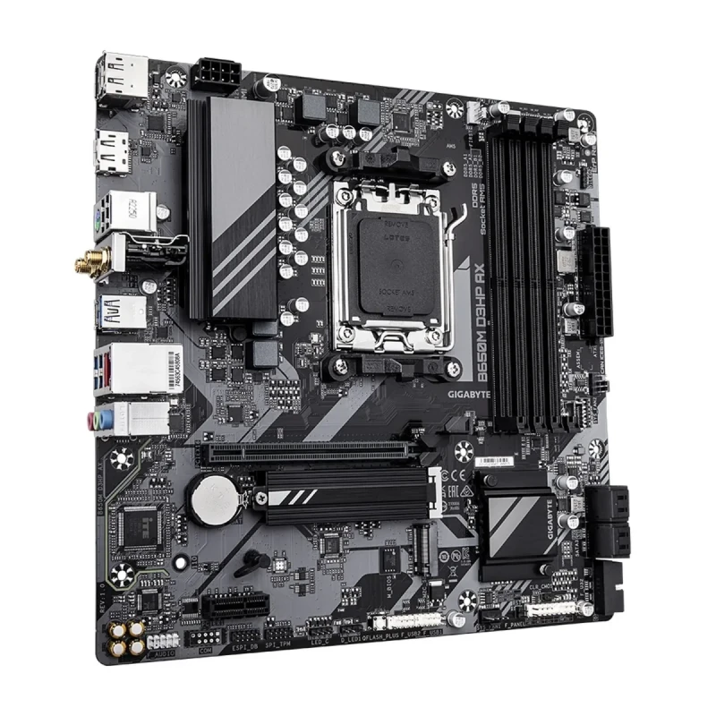 Материнська плата GIGABYTE B650M D3HP AX (sAM5, AMD B650, DDR5, mATX)