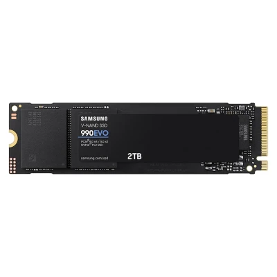 SSD Samsung 990 EVO 2TB M.2 NVMe TLC PCIe 5.0 (MZ-V9E2T0BW) SSD Samsung 990 EVO 2TB M.2 NVMe TLC PCIe 5.0 (MZ-V9E2T0BW)