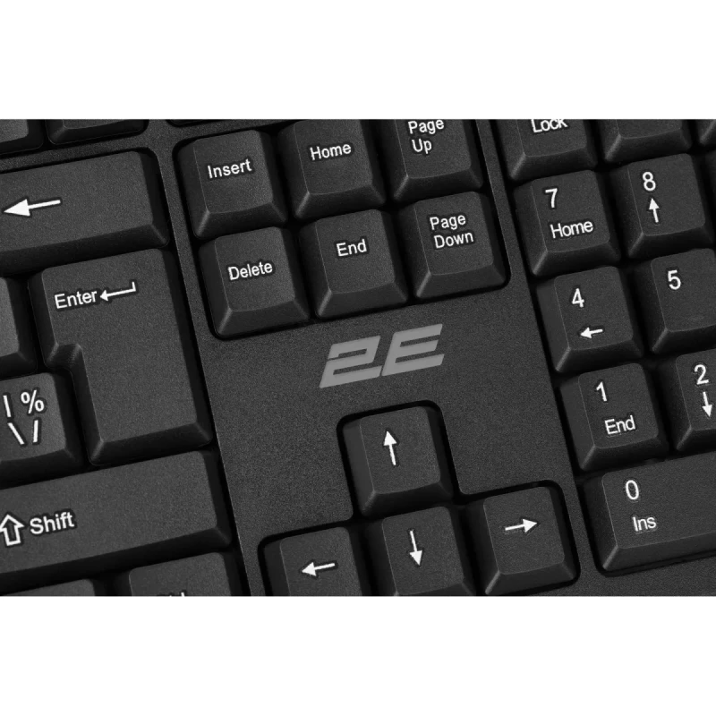Клавіатура 2E KS108 USB EN/UKR Black (2E-KS108UB_UA)