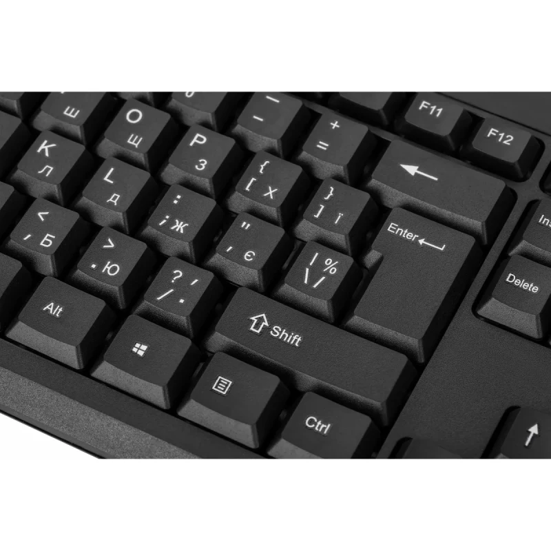 Клавіатура 2E KS108 USB EN/UKR Black (2E-KS108UB_UA)