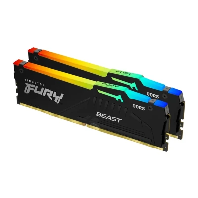 Модуль пам'яті Kingston FURY Beast Black RGB DDR5-6000 32GB (2x16GB) CL30-36-36 1.4V XMP (KF560C30BBAK2-32) Модуль пам'яті Kingston FURY Beast Black RGB DDR5-6000 32GB (2x16GB) CL30-36-36 1.4V XMP (KF560C30BBAK2-32)