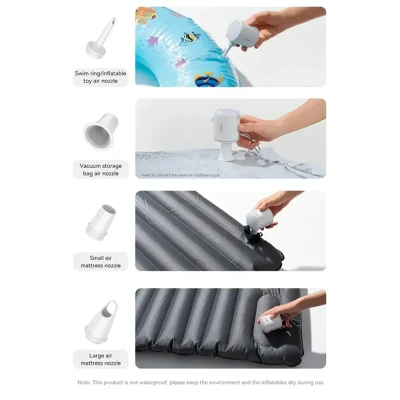 Компресор Baseus PocketGo Portable Air Pump (C11157700221-00)
