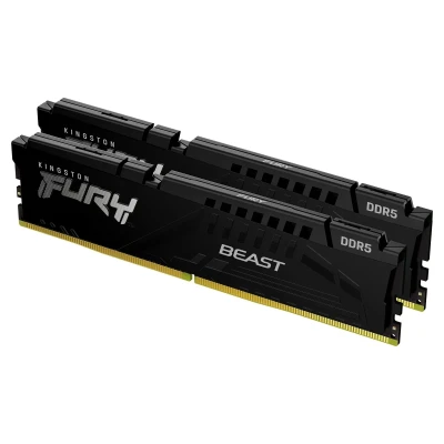 Модуль пам'яті Kingston FURY Beast Black DDR5-6000 32GB (2x16GB) CL30-36-36 1.4V EXPO (KF560C30BBEK2-32) Модуль пам'яті Kingston FURY Beast Black DDR5-6000 32GB (2x16GB) CL30-36-36 1.4V EXPO (KF560C30BBEK2-32)