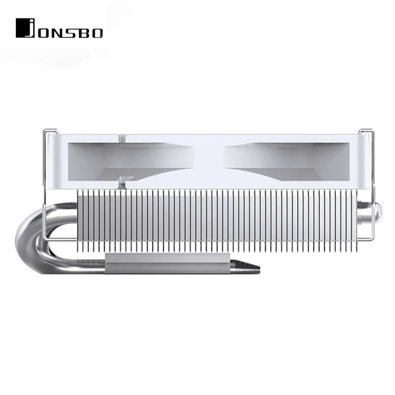 Процесорний кулер JONSBO HP400S White (92mm/LGA115X/1200/1700, AMD AM4/AM5/4 тепл. трубки)