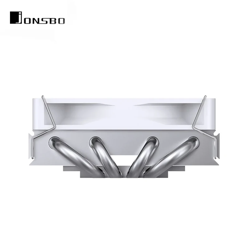Процесорний кулер JONSBO HP400S White (92mm/LGA115X/1200/1700, AMD AM4/AM5/4 тепл. трубки)