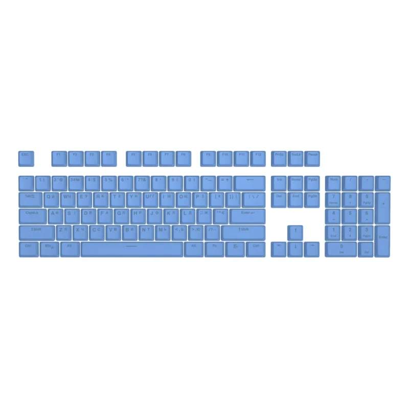 Комплект кейкапів HATOR First Ukrainian PBT keycaps Blue (HTS-138)