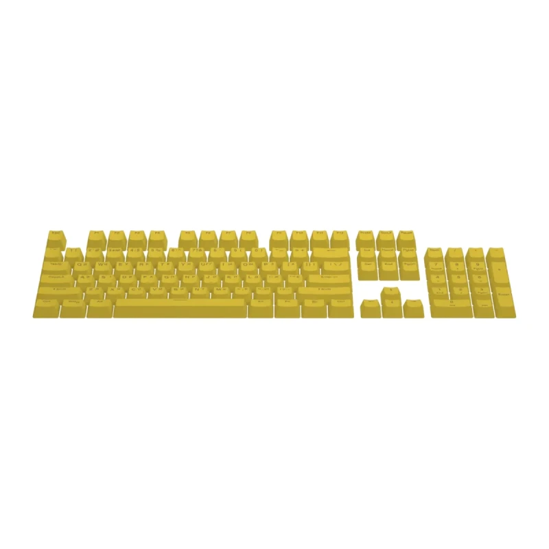 Комплект кейкапів HATOR First Ukrainian PBT keycaps Yellow (HTS-139)