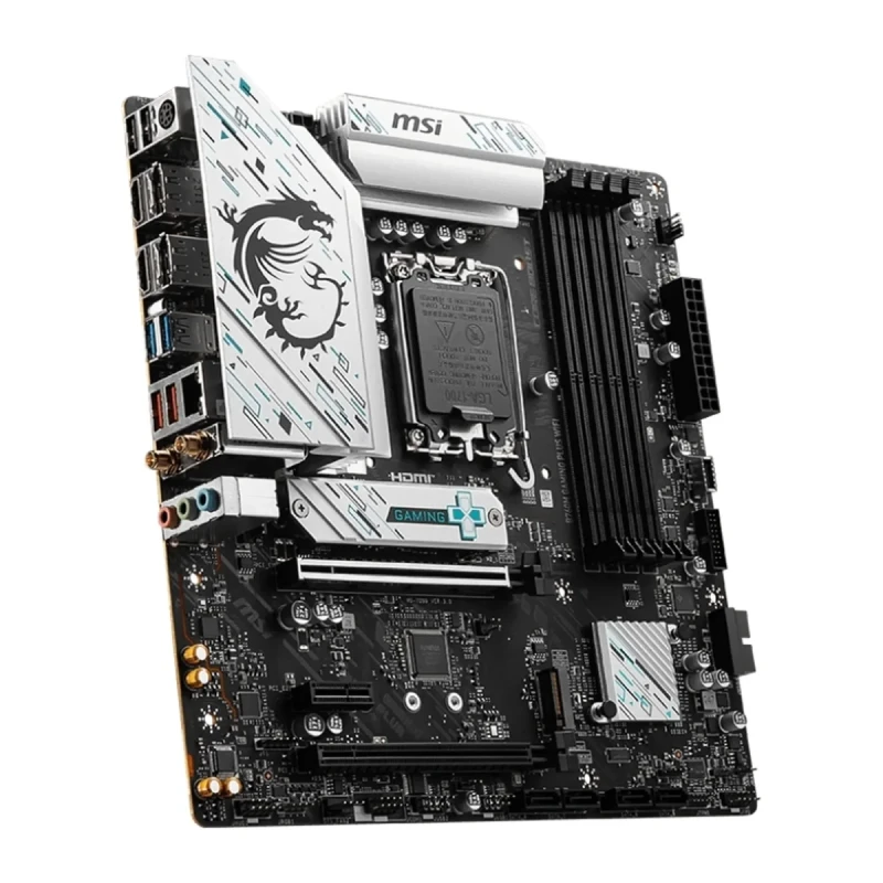Материнська плата MSI B760M GAMING PLUS WIFI (s1700, Intel B760, DDR5, mATX)