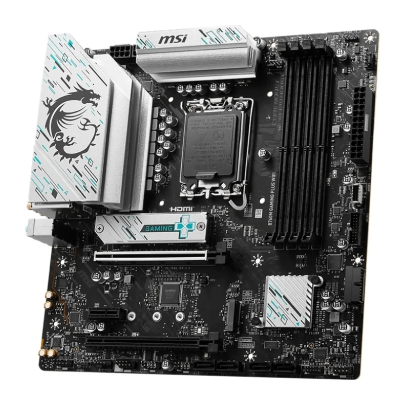 Материнська плата MSI B760M GAMING PLUS WIFI (s1700, Intel B760, DDR5, mATX)