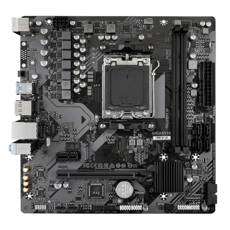 Материнська плата GIGABYTE A620M H (sAM5, AMD A620, DDR5, mATX)