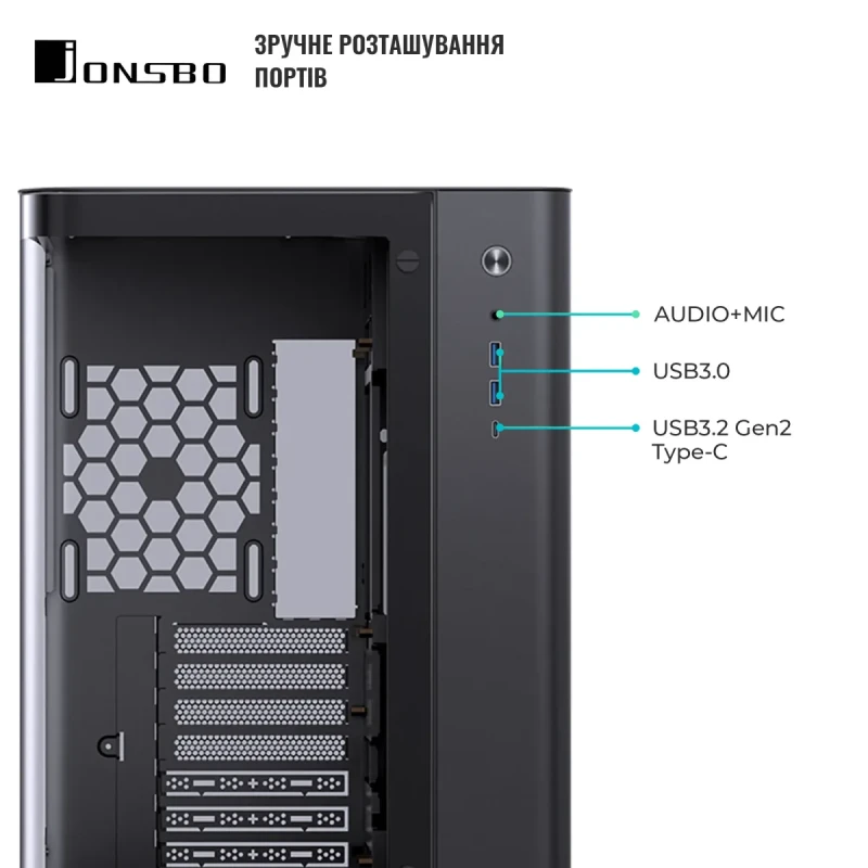 Корпус JONSBO TK-3 Black