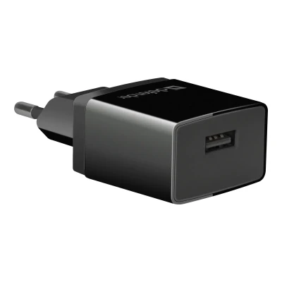 Мережевий ЗП Defender 1xUSB 11W 2.1А UPC-11 кабель + micro-USB чорний
