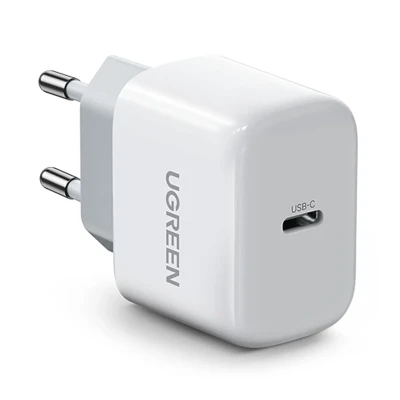 Мережевий ЗП UGREEN CD241 20W USB-C QC4.0+/PD3.0 White (10220)