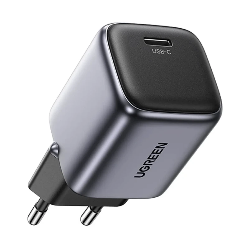 Мережевий ЗП UGREEN CD318 Nexode Mini 20W USB-C PD Dark Grey (90664)
