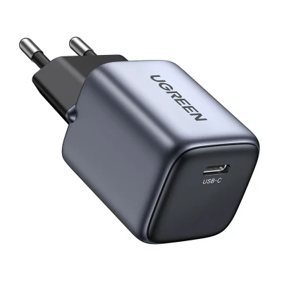 Мережевий ЗП UGREEN CD318 Nexode Mini 20W USB-C PD Dark Grey (90664) Мережевий ЗП UGREEN CD318 Nexode Mini 20W USB-C PD Dark Grey (90664)