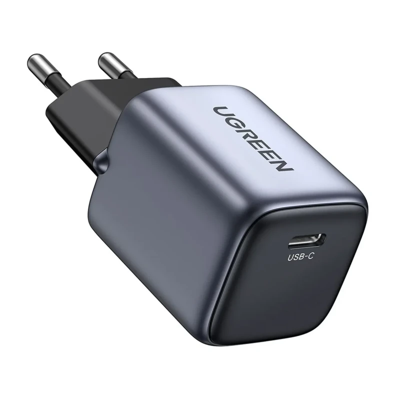 Мережевий ЗП UGREEN CD318 Nexode Mini 20W USB-C PD Dark Grey (90664)