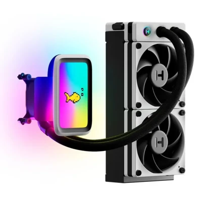 СВО HYTE THICC Q60 5'' LCD, RGB LGA1200/1700, AM4/AM5 (FAN-HYTE-Q60-BW)