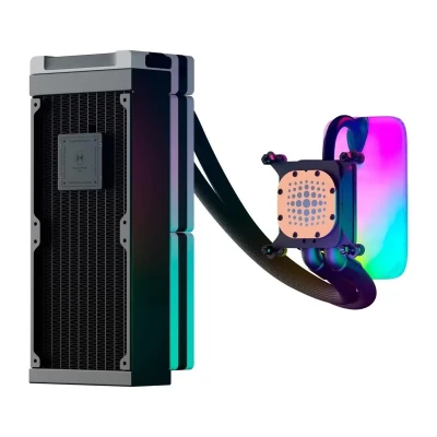 СВО HYTE THICC Q60 5'' LCD, RGB LGA1200/1700, AM4/AM5 (FAN-HYTE-Q60-BW) СВО HYTE THICC Q60 5'' LCD, RGB LGA1200/1700, AM4/AM5 (FAN-HYTE-Q60-BW)