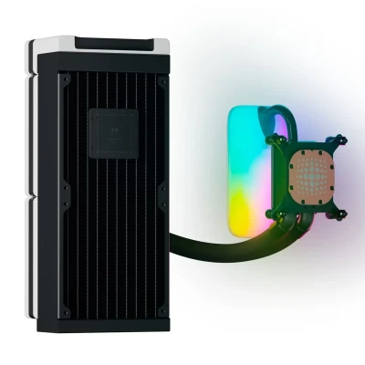 СВО HYTE THICC Q60 5'' LCD, RGB LGA1200/1700, AM4/AM5 (FAN-HYTE-Q60-BW) СВО HYTE THICC Q60 5'' LCD, RGB LGA1200/1700, AM4/AM5 (FAN-HYTE-Q60-BW)