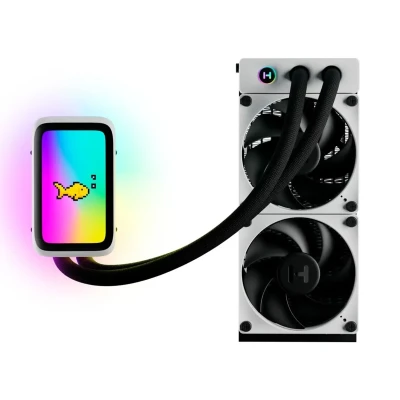 СВО HYTE THICC Q60 5'' LCD, RGB LGA1200/1700, AM4/AM5 (FAN-HYTE-Q60-BW) СВО HYTE THICC Q60 5'' LCD, RGB LGA1200/1700, AM4/AM5 (FAN-HYTE-Q60-BW)
