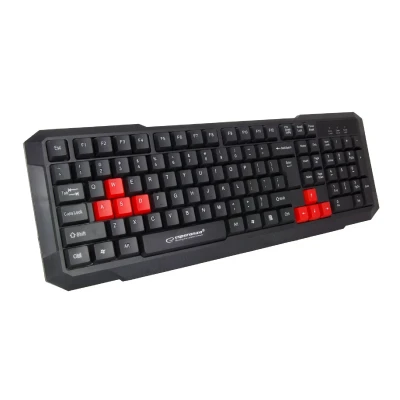 Клавіатура Esperanza EGK102 USB Red (EGK102RUA)