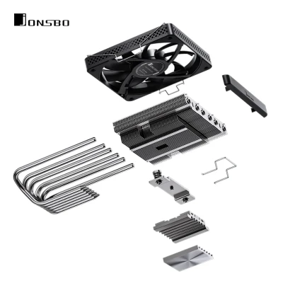 Процесорний кулер JONSBO HP600 Black (120mm/LGA115X/1200/1700, AMD AM4/AM5/6 тепл. трубки) Процесорний кулер JONSBO HP600 Black (120mm/LGA115X/1200/1700, AMD AM4/AM5/6 тепл. трубки)