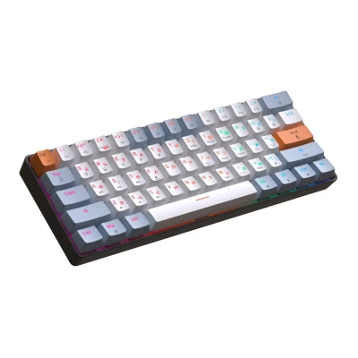 Клавіатура GamePro MK130R Hot-Swap Red Swich RGB USB UA Black (MK130R)