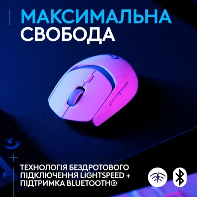 Мишка Logitech G309 Lightspeed Wireless/Bluetooth White (910-007207) Мишка Logitech G309 Lightspeed Wireless/Bluetooth White (910-007207)