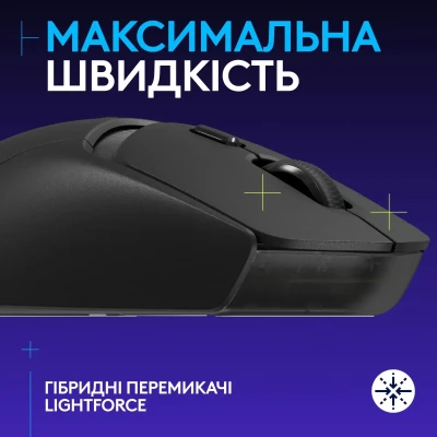 Мишка Logitech G309 Lightspeed Wireless/Bluetooth Black (910-007199) Мишка Logitech G309 Lightspeed Wireless/Bluetooth Black (910-007199)