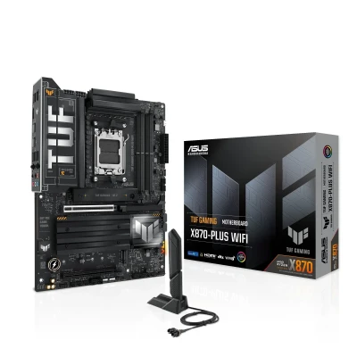 Материнська плата ASUS TUF GAMING X870-PLUS WIFI (sAM5, AMD X870, DDR5, ATX)