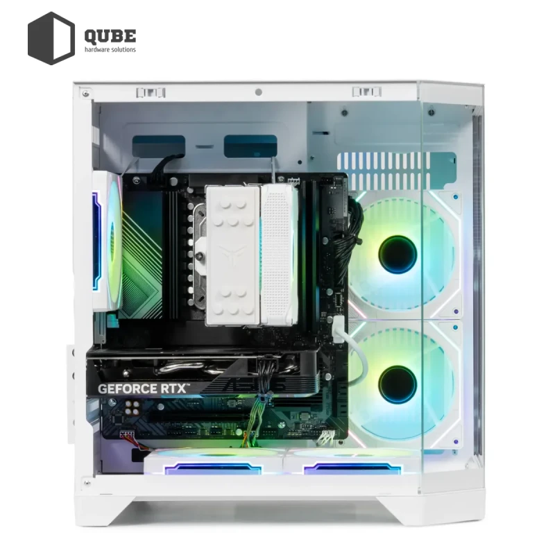 Корпус QUBE CRYSTAL ARGB White (CRYSTAL_GWNU3)