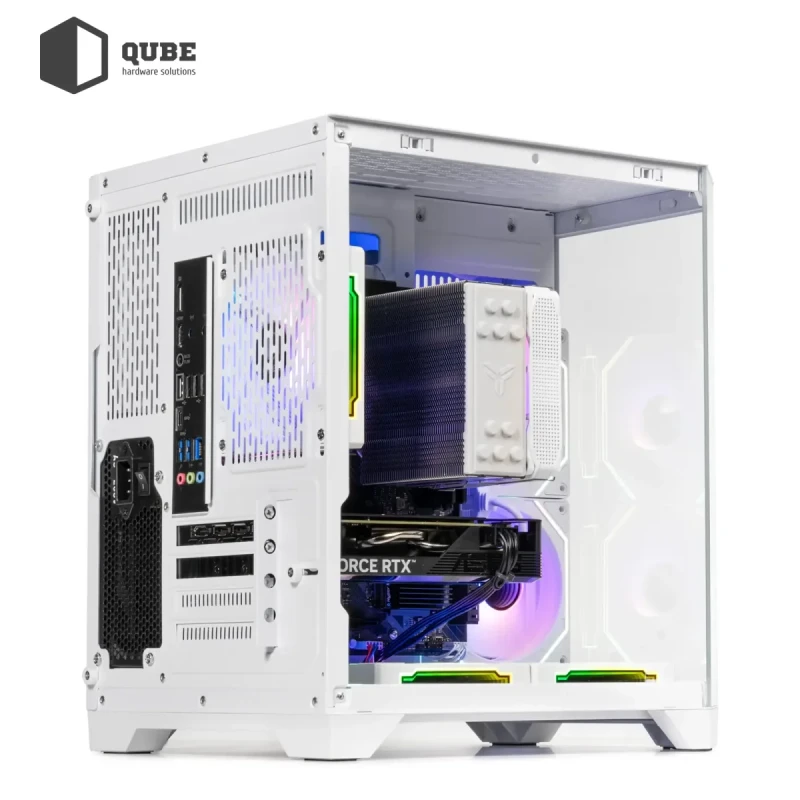 Корпус QUBE CRYSTAL ARGB White (CRYSTAL_GWNU3)