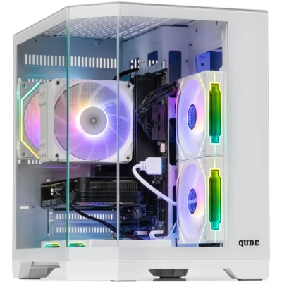 Корпус QUBE CRYSTAL ARGB White (CRYSTAL_GWNU3)