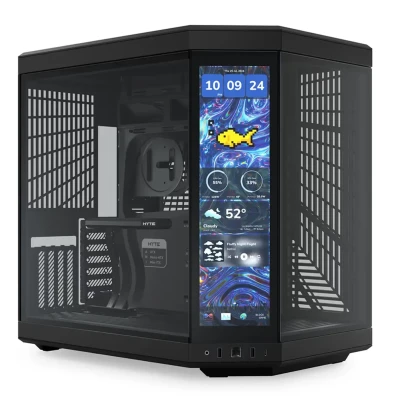 Корпус Hyte Y70 Touch Infinite Black, Mid-Tower E-ATX, ATX, Micro-ATX и Mini-ITX PC Case with PCIE 4.0 cable includ (CS-HYTE-Y70TTI-BB)